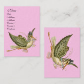 STORK BABY SHOWER VISITENKARTE (Vorne/Hinten)