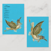 STORK BABY SHOWER VISITENKARTE (Vorne/Hinten)