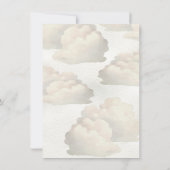 Stork Baby Shower Wappen Sonderlieferung Einladung (Rückseite)