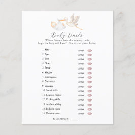 Stork Baby Tracks Duschspiel