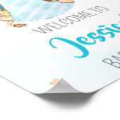 Stork Begrüßungsschild Party Boy giraffe Party Pos Poster (Ecke)