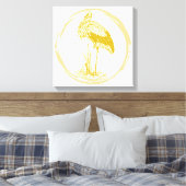 Stork Bird Leinwanddruck (Insitu (Schlafzimmer))