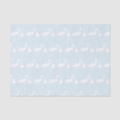 Stork Boy Baby Dusche Blue Tissue Paper Seidenpapier (Vorderseite)