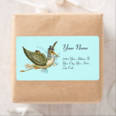 STORK BOY BABY SHOWER , Blue White (Insitu)