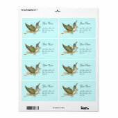 STORK BOY BABY SHOWER , Blue White (Vorne)