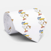 Stork Bringing Baby Bear Krawatte (Gerollt)