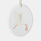 Stork Bundle Keramik Ornament (Rechts)