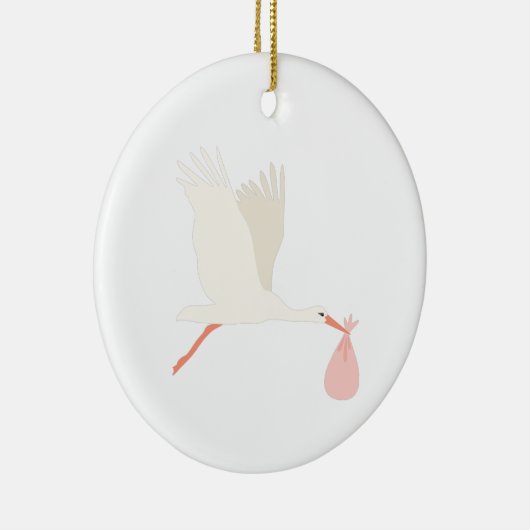 Stork Bundle Keramik Ornament (Rechts)