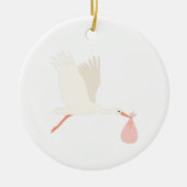 Stork Bundle Keramik Ornament (Vorne)