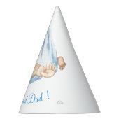 Stork Carry Baby - Cartoon Zeichnend süße Funny Partyhütchen (Rechts)