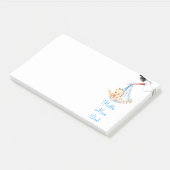Stork Carry Baby Funny Post-it® Notes Post-it Klebezettel (angewinkelt)
