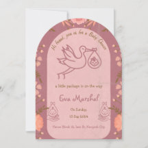 Stork Carry Baby Shower