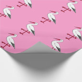 Stork Cartoon Geschenkpapier (Ecke)