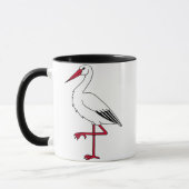 Stork Cartoon Tasse (Links)