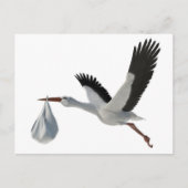 Stork Deliverle Postkarte (Vorderseite)