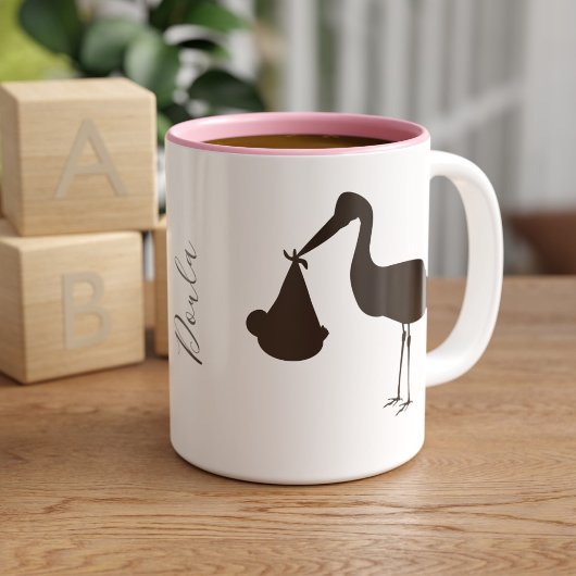 Stork Delivery Baby Nurse Midfrau Doula Tasse