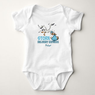 Stork Delivery – Gepersonaliseerde baby romper Strampler