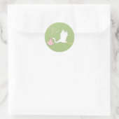 Stork Delivery Girl Sticker (Tasche)