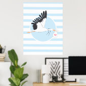 Stork Delivery Medical Office Niedlich Poster OBGY (Heimbüro)