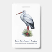 Stork Doula Ausweis (Rückseite)