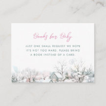 Stork Es nimmt ein Village Boy Winter Bücher für B