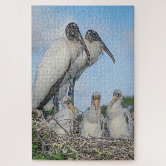 "Stork Family" Jigsaw Puzzle (Vertikal)
