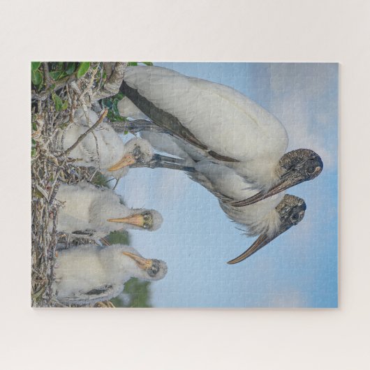 "Stork Family" Puzzle (Horizontal)