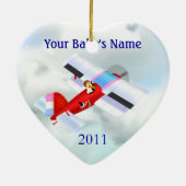 Stork Flugzeug Ornament (Hinten)