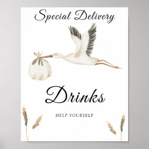 STORK - GETRÄNKE, HILFE POSTER
