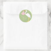 Stork Girl Sticker (Tasche)