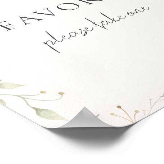 Stork Greenery Baby Duwer Favorit Schild (Ecke)