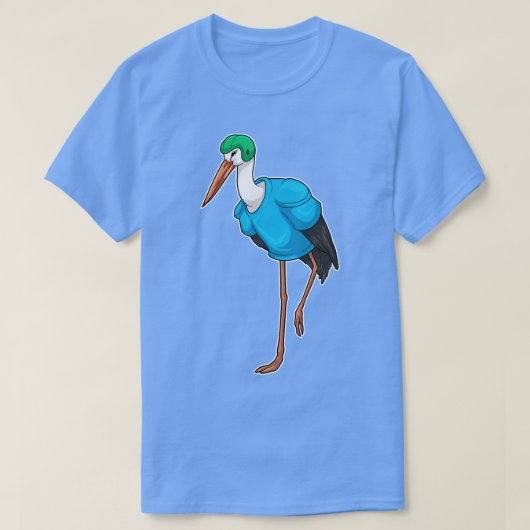 Stork Helmet T-Shirt (Design vorne)