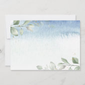 Stork Mailbox Babydusche per Post Einladung (Rückseite)