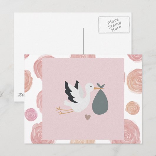 Stork Merchandise Postkarte (Vorne/Hinten)