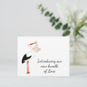 Stork Merchandise Postkarte (Stehend Vorderseite)