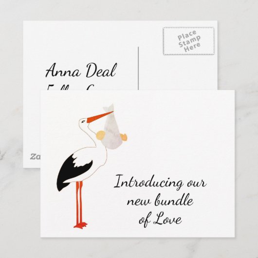 Stork Merchandise Postkarte (Vorne/Hinten)