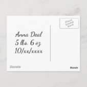 Stork Merchandise Postkarte (Rückseite)