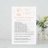 Stork Nest Wie gut Sie wissen, Baby Dusche Spiel (Stehend Vorderseite)