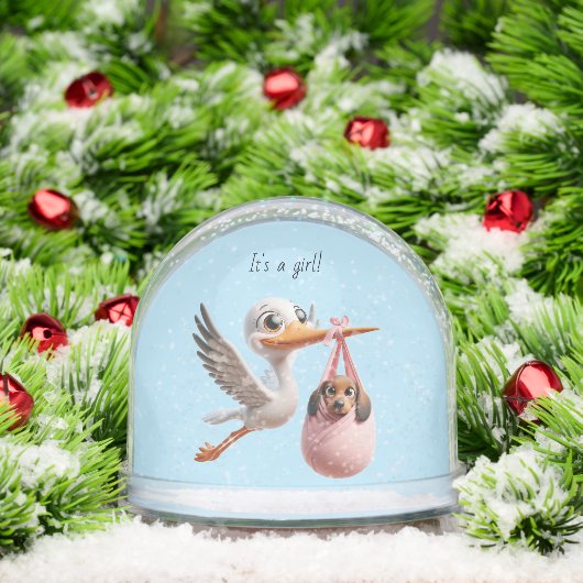 Stork New Arrival Schneekugeln (Weihnachten)