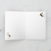 Stork Newborn Baby Boy Girl Pattern Karte (Innenseite)