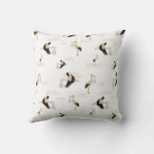 Stork Newborn Baby Boy Girl Pattern Kissen (Rückseite)