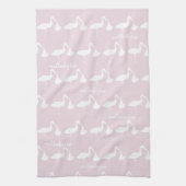 Stork Pattern Pink Küchentuch (Vertikal)