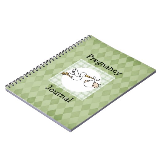 Stork Pregnancy Journal Notizblock