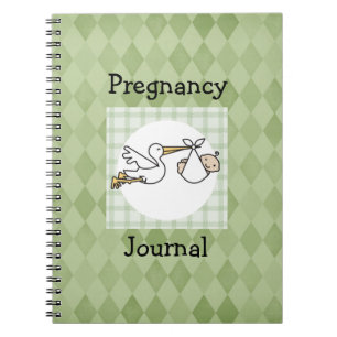 Stork Pregnancy Journal Notizblock