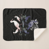 Stork-Spaß: 'Meine Feder Behalte mich Stork' Sherpadecke (Vorderseite (Horizontal))