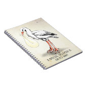 Stork Special Delivery Notebook (neutral) Notizblock (Rechte Seite)