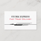 Stork Speed Liner Business Card Visitenkarte (Vorderseite)