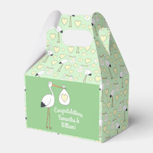 Stork Spring Baby Dusche Geschenkschachtel