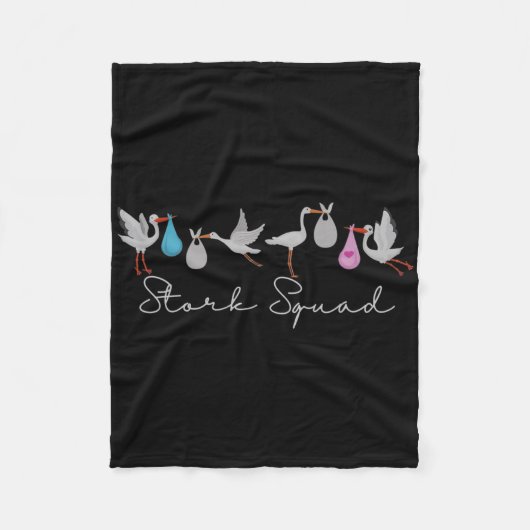Stork Squad Nurse Labor and Delivery Edition Fleecedecke (Vorderseite)