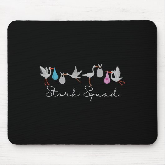 Stork Squad Nurse Labor and Delivery Edition Mousepad (Vorne)